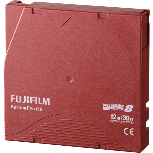 FUJIFILM 12TB LTO Ultrium-8 Barcode Labeled Data Cartridge