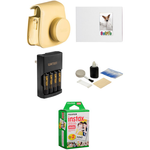 FUJIFILM Complete Accessory Kit for INSTAX Mini 8 Camera (Yellow)