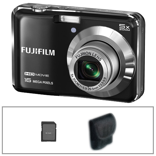 FUJIFILM FinePix AX650 Digital Camera Basic Kit (Black)