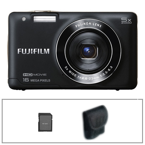 FUJIFILM FinePix JX680 ブラック コンパクトデジタルカメラ FUJIFILM FinePix JX680 Digital Camera Basic Kit (Black) B&H