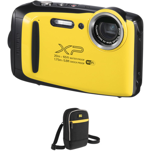 FUJIFILM FinePix XP130 Digital Camera Basic Kit (Yellow)