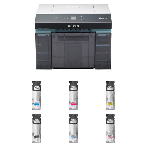 FUJIFILM Frontier DX400W Inkjet Photo Printer with Full Set of Ink Kit