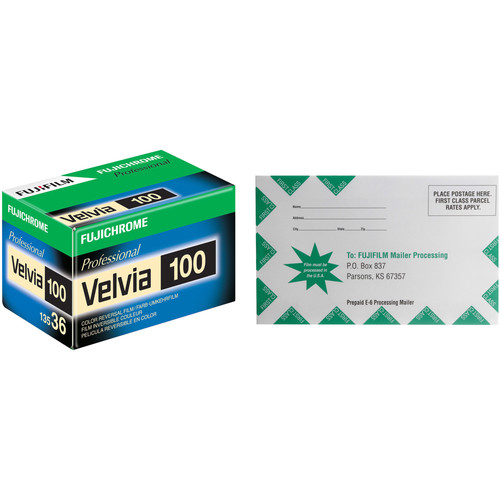 FUJIFILM Fujichrome Velvia 100 Professional RVP 100 Color