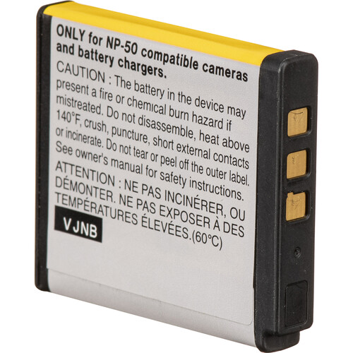 FUJIFILM NP-50 Lithium-Ion Battery Pack FZ06958-202 B&H Photo