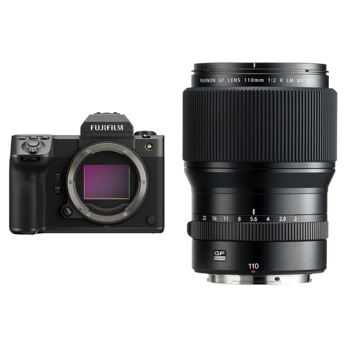 FUJIFILM GFX 100II Medium Format Mirrorless Camera with 110mm f/2 Lens Kit
