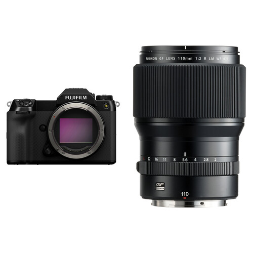 FUJIFILM GFX 100S II Medium Format Mirrorless Camera with 110mm f/2 Lens Kit