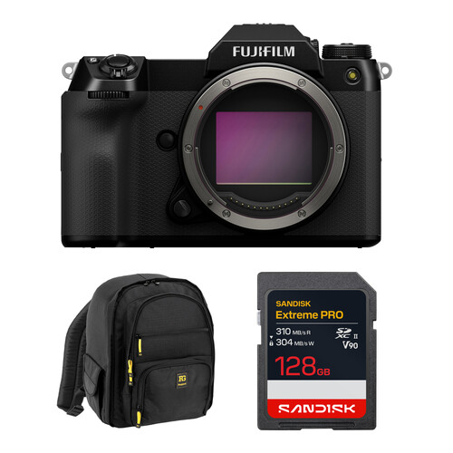 FUJIFILM GFX 100S II Medium Format Mirrorless Camera with Accessories Kit
