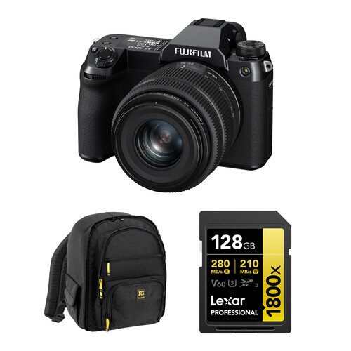 FUJIFILM GFX 50S II Medium Format Mirrorless Camera with 35-70mm