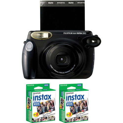 FUJIFILM instax 210 Instant Film Camera with Two instax Wide