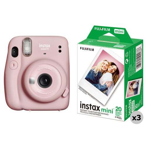 FUJIFILM INSTAX MINI 11 Instant Camera with Three Twin Packs of