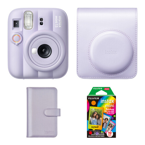 FUJIFILM instax mini 13 Instant Film Camera with Accessories Kit (Dreamy Purple, 10 Exposures)