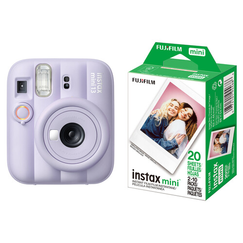 FUJIFILM instax mini 13 Instant Film Camera with Color Film Kit (Dreamy Purple, 20 Exposures)