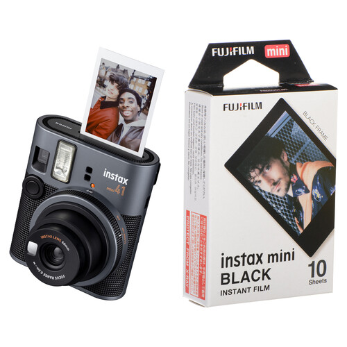 FUJIFILM instax mini 41 Instant Film Camera with Film Kit (10 Exposures)