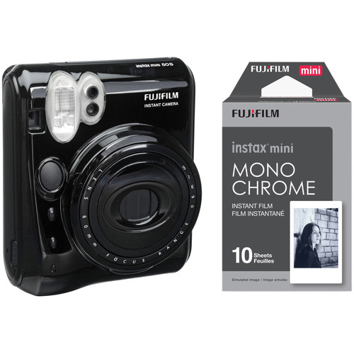 FUJIFILM instax Mini 50S Instant Film Camera with Monochrome