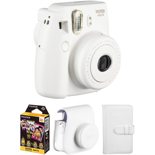 FUJIFILM INSTAX Mini 8 Instant Camera Accessories Kit (White)