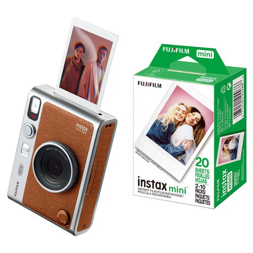 FUJIFILM instax mini EVO Hybrid Instant Camera with Film Kit
