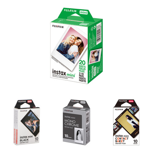 FUJIFILM instax mini Instant Film Bundle (50 Exposures)
