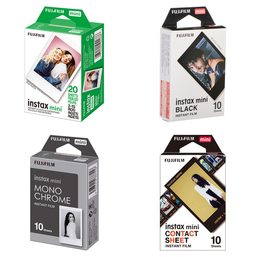 FUJIFILM instax mini Instant Film Bundle (50 Exposures)
