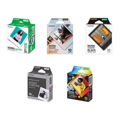 FUJIFILM instax SQUARE Instant Film Bundle (60 Exposures)
