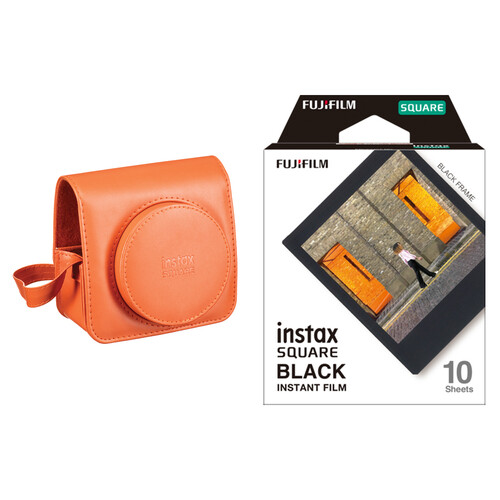 FUJIFILM instax SQUARE SQ1 Camera Case with Film Kit (Orange)