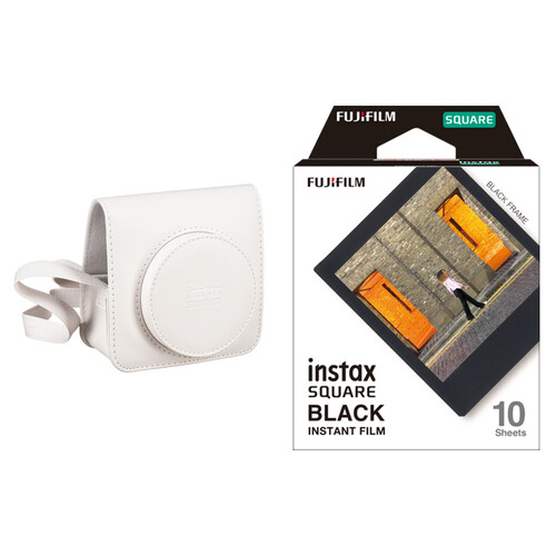 FUJIFILM instax SQUARE SQ1 Camera Case with Film Kit (White)