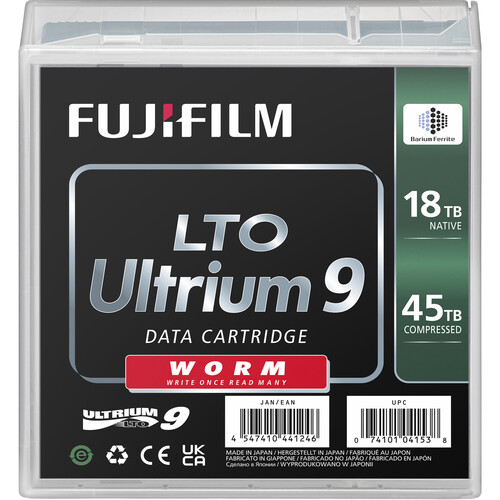 FUJIFILM 18TB LTO Ultrium-9 WORM Data Cartridge