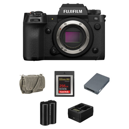 FUJIFILM X-H2S Mirrorless Camera with Essentials+ Kit