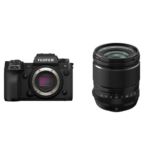 FUJIFILM X-H2S Mirrorless Camera with 18mm f/1.4 Lens Kit
