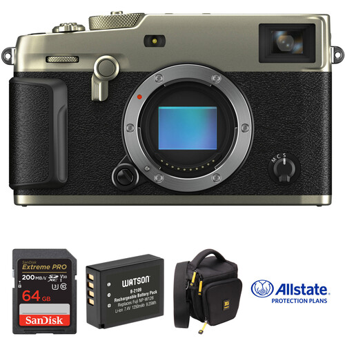 FUJIFILM X-Pro3 DRブラック　バッテリー×3 FUJIFILM X-Pro3 Mirrorless Camera Deluxe Kit (Dura Silver) B&H