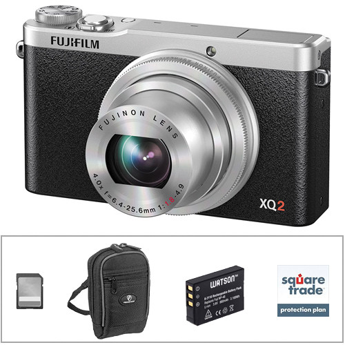 FUJIFILM XQ2 Digital Camera Deluxe Kit (Silver) B&H Photo Video FUJIFILM XQ2 Digital Camera Deluxe Kit (Silver) B&H Photo Video