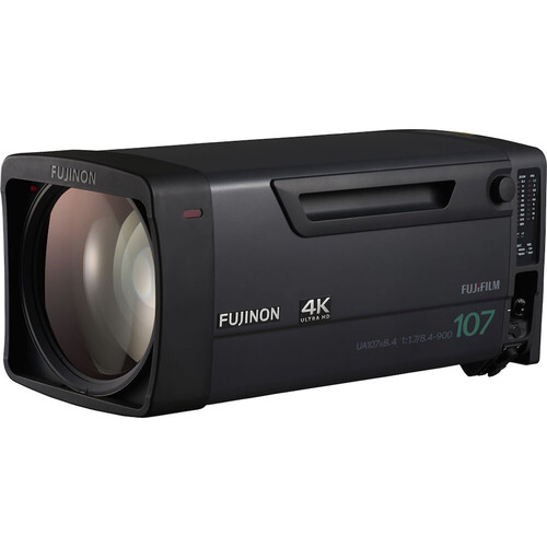 Fujinon UA107x8.4BESM-T35K AF 4K Premier Series Box Lens with OIS & Autofocus