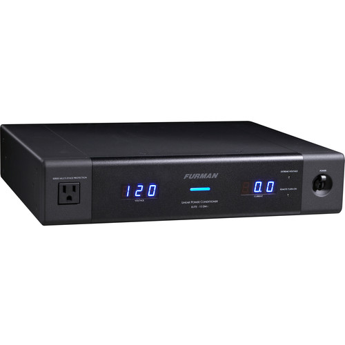 Furman Linear Filtering AC Power Source Conditioner with Digital Meters (13 Outlets, 15A Maximum)