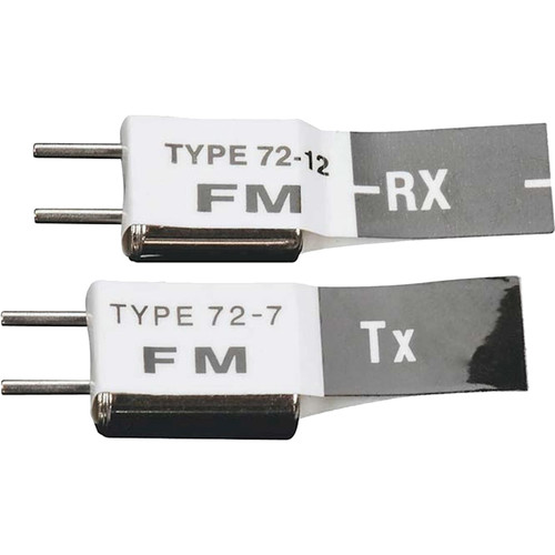 Futaba FM 75.73 MHz Short Crystal Set (TX Crystal & Short RX Crystal)