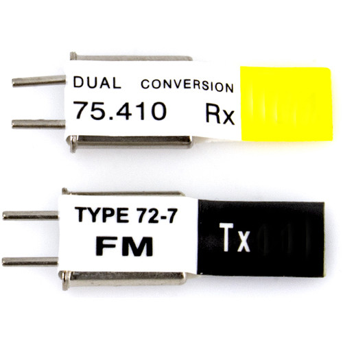 Futaba Dual 75.65 MHz Crystal Set (TX Crystal & RX Crystal)