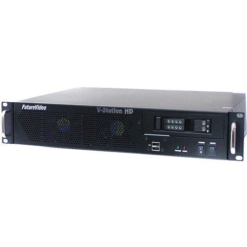 FutureVideo V-Station HD Studio8 H.264 Multi-Channel DVR with Multi-Channel Streaming System (8 x Mini‑HDMI Inputs)