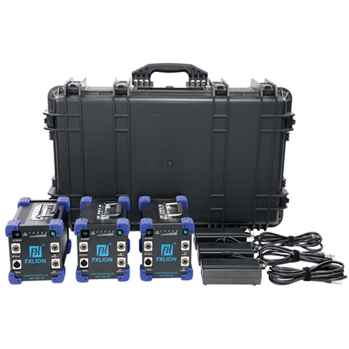 FXLion Mega Battery Case for 3 Batteries and Chargers