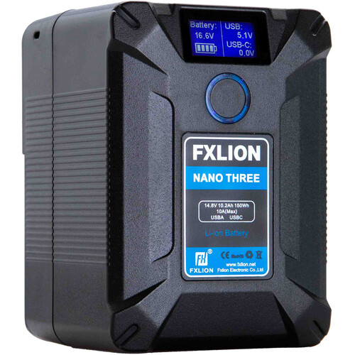 FXLion Nano THREE Ultracompact V-Mount Battery (150Wh)