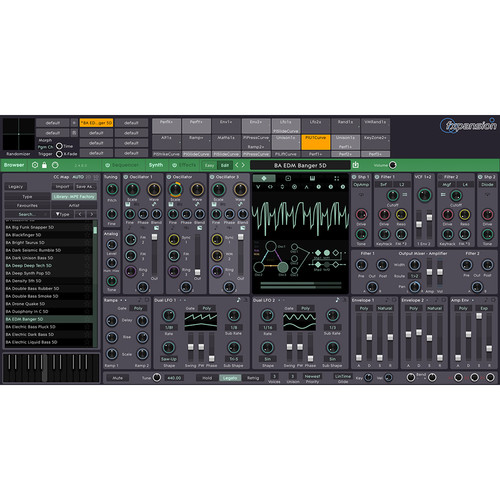 FXpansion Cypher2 - Analog-Modeled Software Synth for MIDI and MPE Controllers (Download)