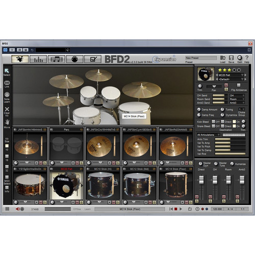 FXpansion BFD Jazz Maple - Expansion Pack for BFD3, BFD Eco, BFD2 (Download)