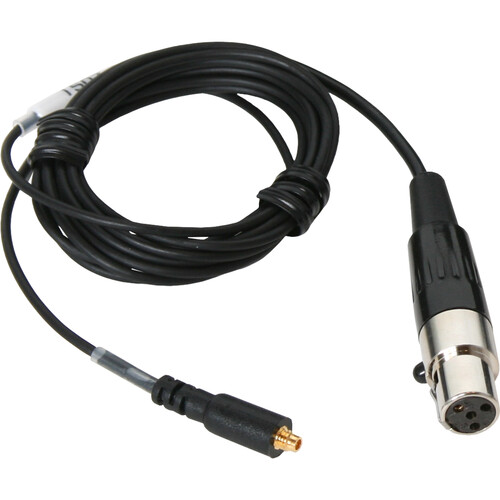 Galaxy Audio CBLSHU Wireless Headset Microphone Cable for Shure Systems (Black)