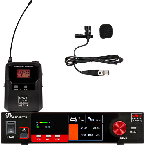 Galaxy Audio CSL-VM Digital Wireless Lavalier Microphone System (516 to 558 MHz)