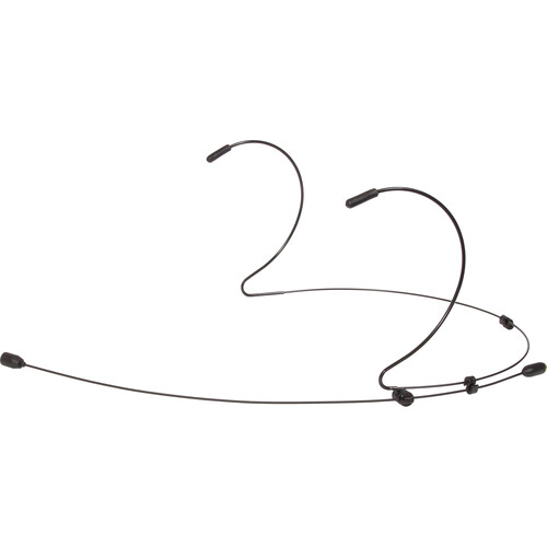 Galaxy Audio HSM4 Dual-Ear Headset Microphone and 4 Cables with Hirose cW, TA4F, TA3F, and 3.5mm Connectors (Black)