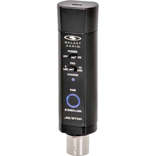 Galaxy Audio JIB/BT5R Portable Wireless XLR Bluetooth 5.0 Receiver