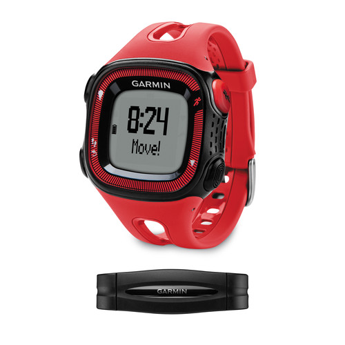 Garmin Forerunner 15 Bundle (Large, Red/Black)