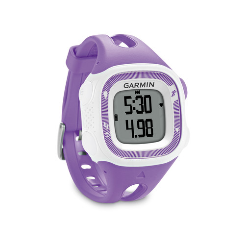 Garmin Forerunner 15 Bundle (Small, Violet/White)