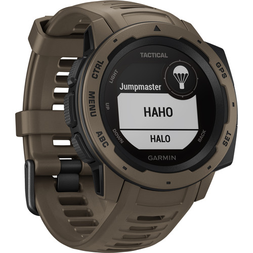 Garmin Instinct Outdoor GPS Watch (Coyote Tan, Tactical Edition)