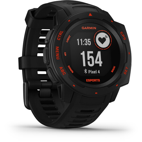 Garmin Instinct Outdoor GPS Watch (Black Lava, Esports Edition)