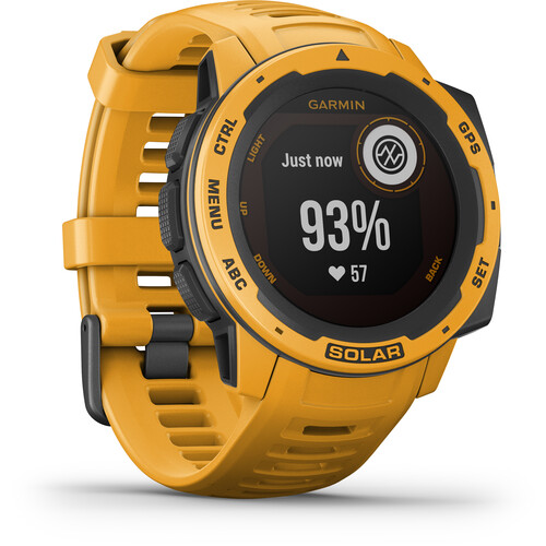 Garmin Instinct Solar GPS Smartwatch (Sunburst)