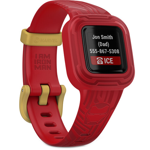 Garmin vivofit jr. 3 Kids Fitness Tracker (Marvel Iron Man)