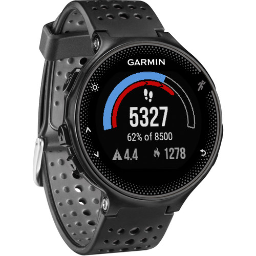Garmin Replacement Band For Forerunner 235 - Black/Marsala Silicone Strap, 23mm Width